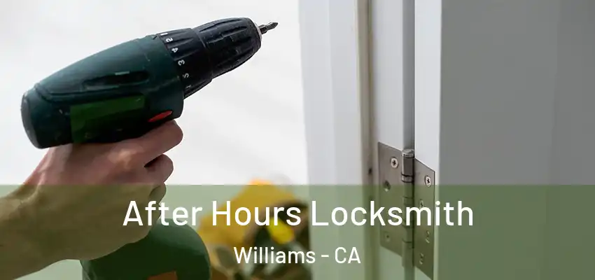  After Hours Locksmith Williams - CA