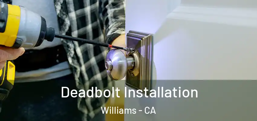  Deadbolt Installation Williams - CA