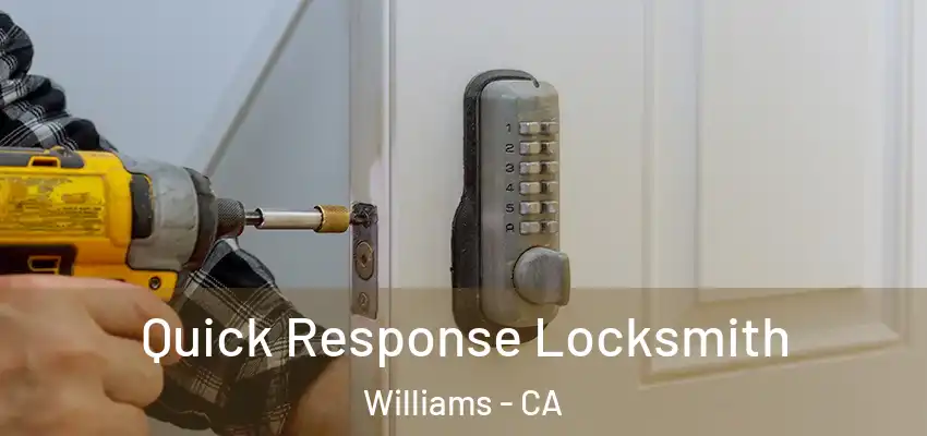  Quick Response Locksmith Williams - CA